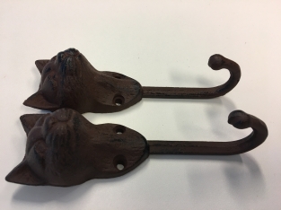 Coat rack - Cat, cast iron